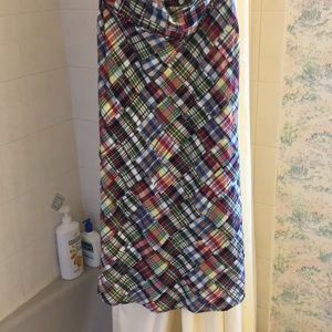 J. Crew Dresses - Strapless madras dress J. Crew Dresses - Strapless madras dress